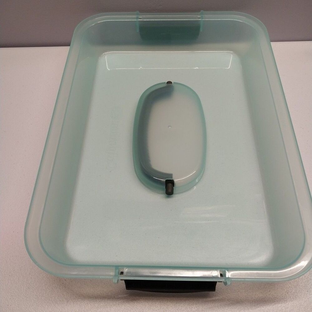 Calphalon Replacement Lid Cover Seafoam Green Gray 15.5x11 Rectangular Baking - Picture 4 of 6